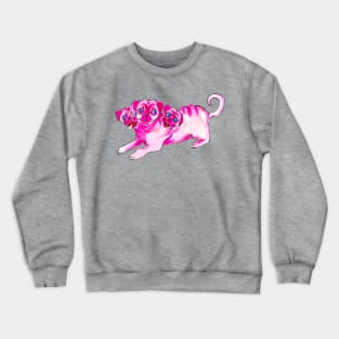 Party Pug Crewneck Sweatshirt